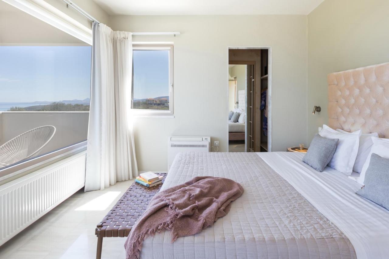 Lux Villa Mia With Heated Pool, 2Km To Beach & Childrens Area! Mikro Metochi Dış mekan fotoğraf