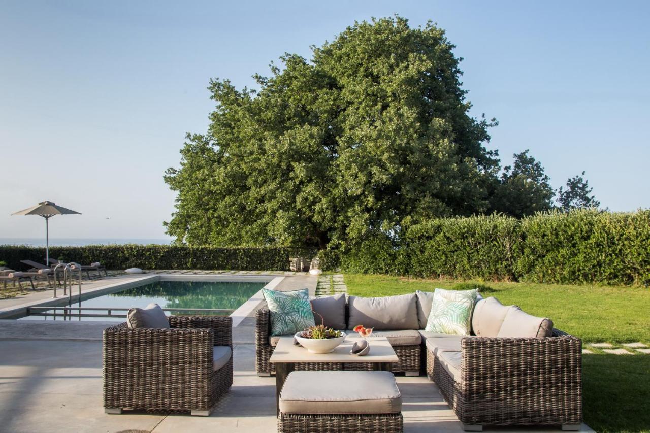 Lux Villa Mia With Heated Pool, 2Km To Beach & Childrens Area! Mikro Metochi Dış mekan fotoğraf